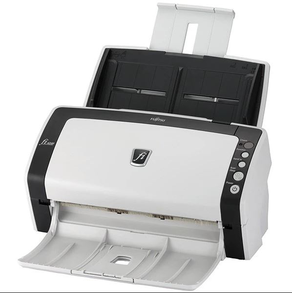 اسکنر حرفه‌ای اسناد فوجیتسو Fi-6140 | دوبعدی دورو با ADF ۸۰ برگ – استوک