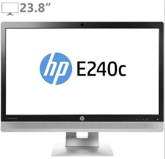 مانیتور استوک اچ پی مدل HP E240c (24 اینچ ips دارای اسپیکر و وب کم)